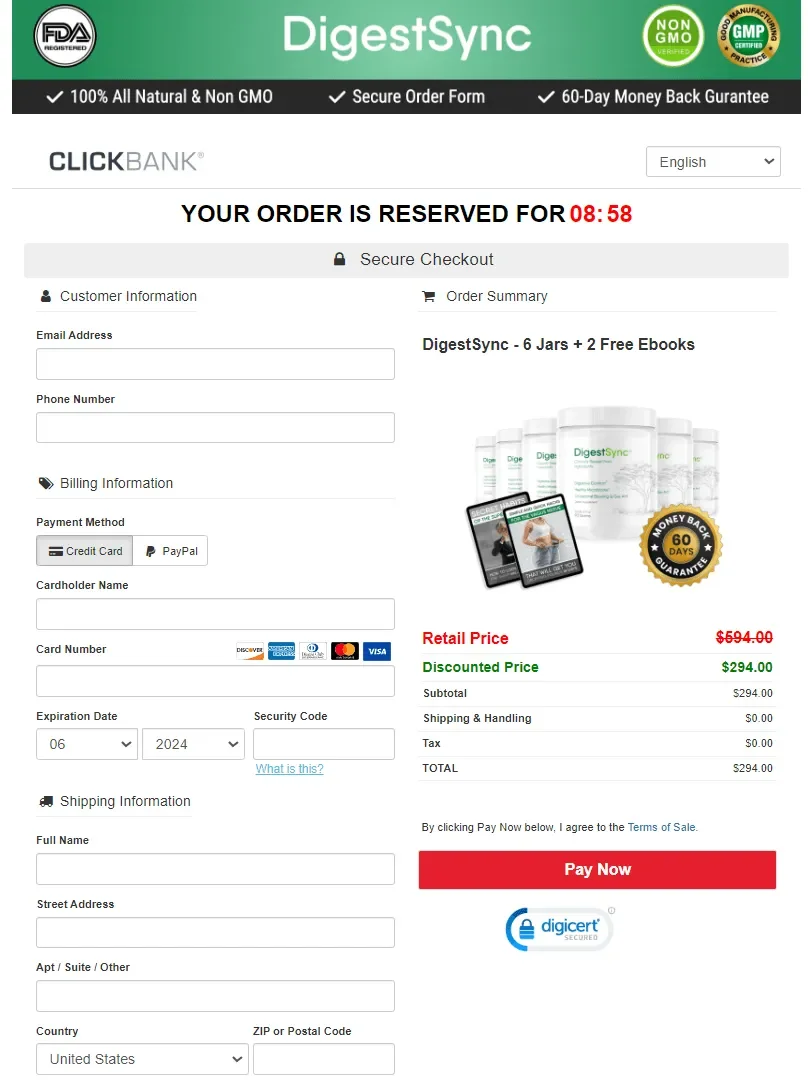 digestsync-secure-checkout-page
